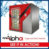 Watch the Alpha Rack Washer in action!